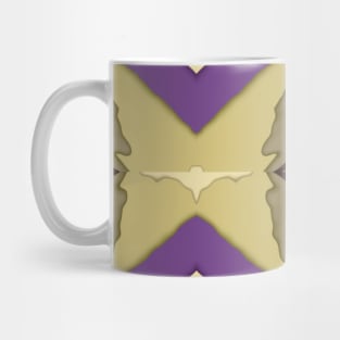 Origami Melted Retro Repeated Pattern Mug